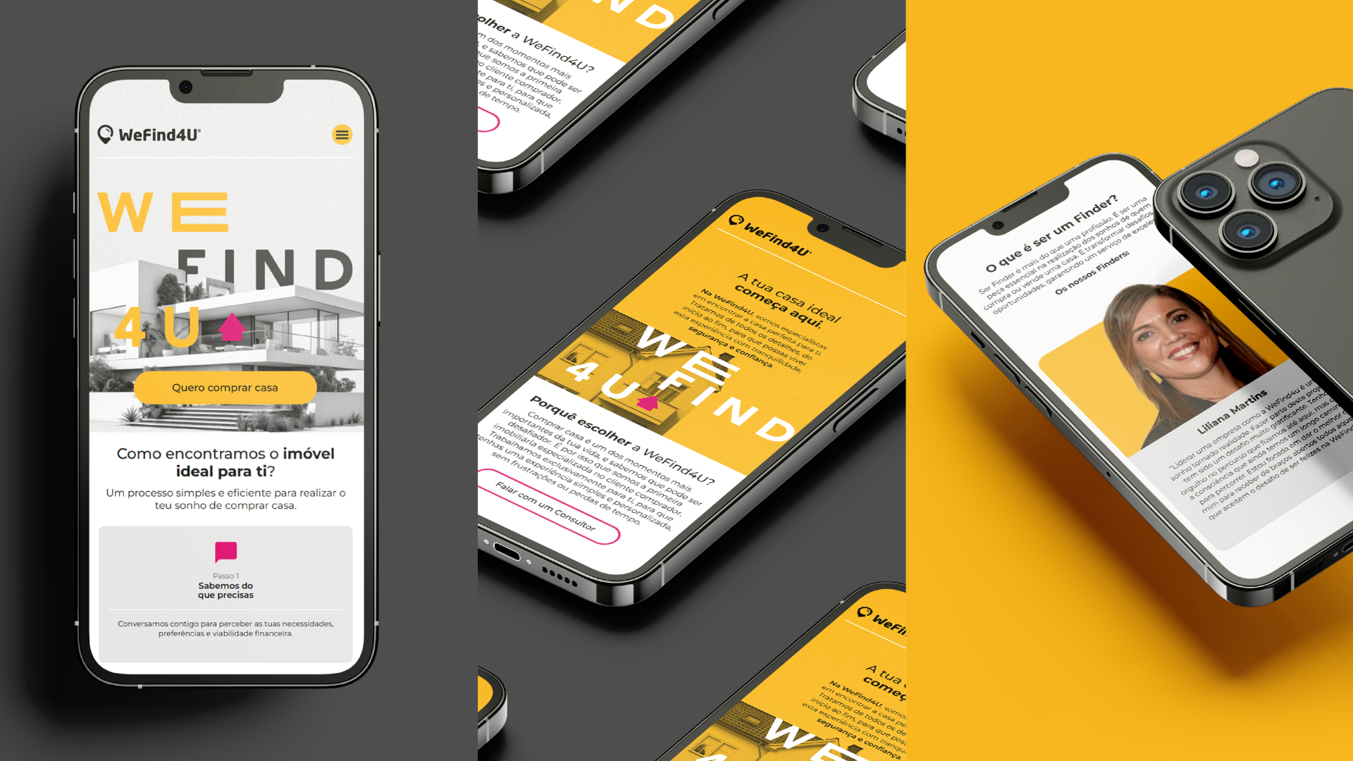 WeFind4U — website mobile